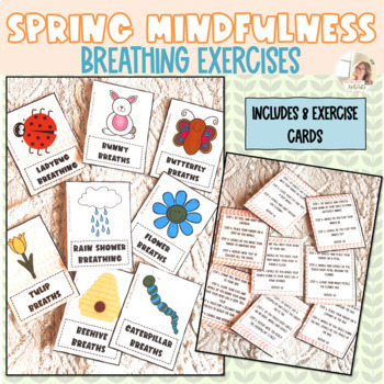Preview of Spring Mindful Breathing Exercises | Spring Feelings | Transition Tools