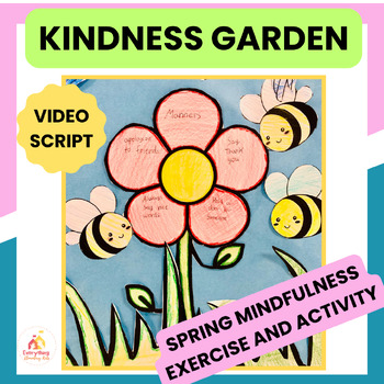 Preview of Spring Mindfulness for Kindness Exercise & Activity for Elementary Students