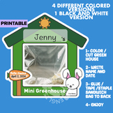 Spring Mini Greenhouse - Lima Bean Sandwich Bag Science Ac