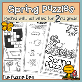 Spring Puzzles for Second Graders