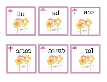 Spring Mirror Sight Words by Little Sprouts Kindergarten | TpT