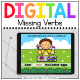 Spring Missing Verbs Digital Activity | Distance Learning