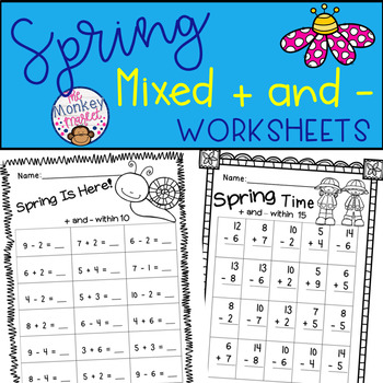 Preview of Spring Addition and Subtraction