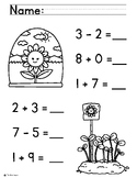 Spring Mixed Addition and Subtraction Within 10