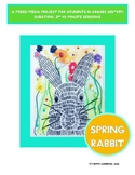 Spring Mixed Media Bunny