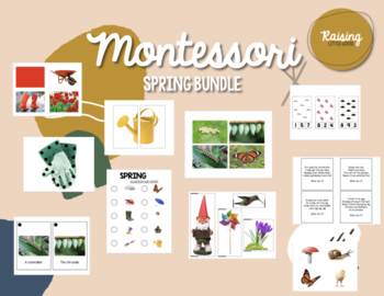 Preview of Spring Montessori Printables Bundle!