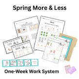 Spring More & Less | SPED Math One-Week Work System