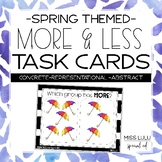 Spring More & Less Task Cards