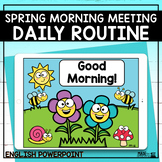 Spring Morning Meeting | Daily Routine Slides