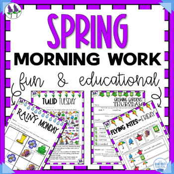 Preview of Spring Morning Work | Spring Fun