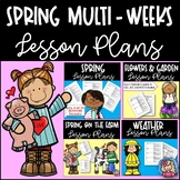 Spring Multi-Week Lesson Plans Bundle for Pre-K (GA Pre-K 