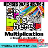 Spring Multiplication: 2 Digit x 2 Digit Pop Picture Page™
