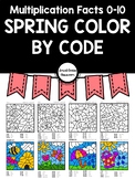 Spring Multiplication Coloring Pages