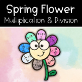 Spring Multiplication & Division Flower Math Craft