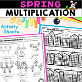 Spring Multiplication Facts Practice | April Math Activity