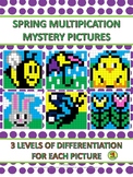 Preview of Spring Multiplication Mystery Pictures