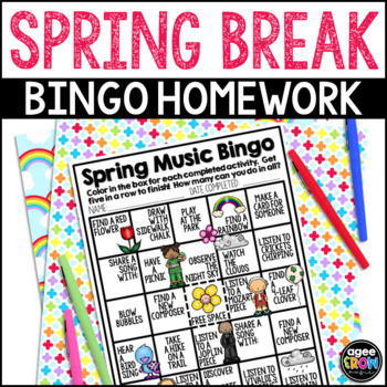 Preview of Spring Music Bingo Activity