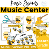 Spring Music Center Activities & Worksheet Identifying Sym