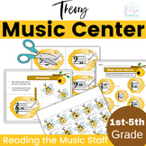 Spring Music Theory Center Note Reading Activities Treble,