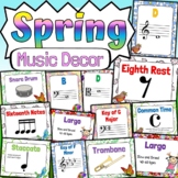 Spring Music Classroom Decor | BUNDLE | Spring Music Class
