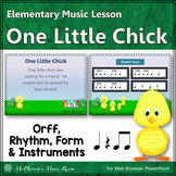 Spring Music Lesson One Little Chick Orff, Rhythm & Instru