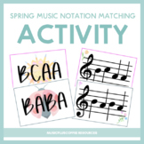 Spring Music Notation Matching Activity | Printable