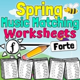 Spring Music Worksheets | Spring Music Match Activities