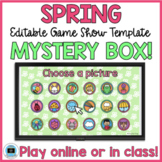 Spring Mystery Box Game Show Editable Template | End of Se