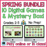 10 No Prep Digital SPRING Party Games, Morning Meetings