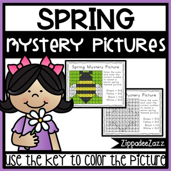 Preview of Mystery Pictures for Spring