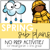 Spring | NO PREP Sub Plans