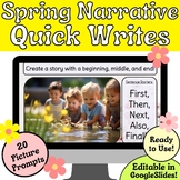 Spring Narrative Writing Picture Writing Prompts for Daily