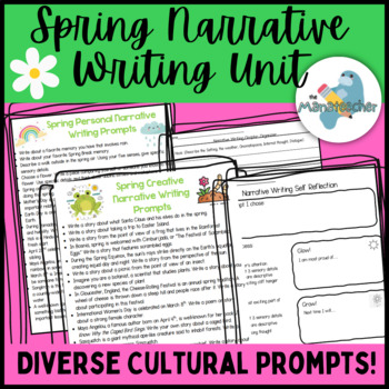 Preview of Spring Narrative Writing Unit-Writing Centers