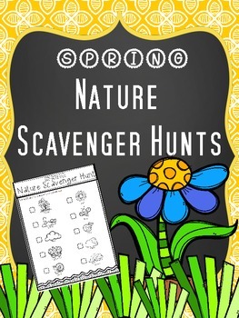 Preview of Spring Nature Hunt! {Freebie}