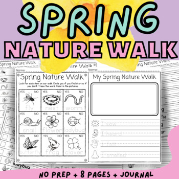 Preview of Spring Nature Walk Scavenger Hunt / Outdoor Education
