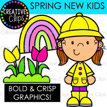 spring clipart for kids