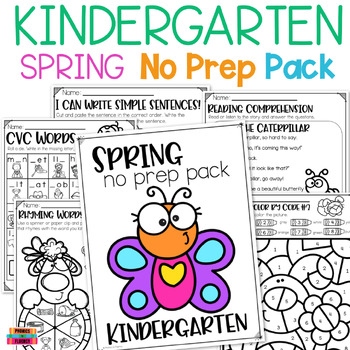 Preview of No Prep Spring Activity Packet - End of Year Activities No Prep
