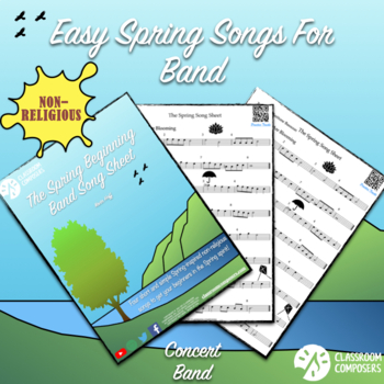 Preview of Spring (Non-Religious) Song Sheet | Concert Band