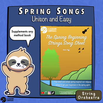 Preview of Spring (Non-Religious) Song Sheet | String Orchestra