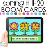 Spring Number ID 11-20 Boom™ Cards- Distance Learning for 