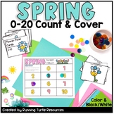 Spring Counting Number Match Math Task Cards