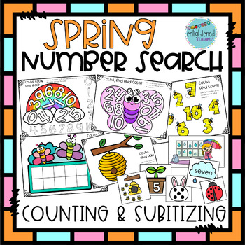 Spring math with manipulatives