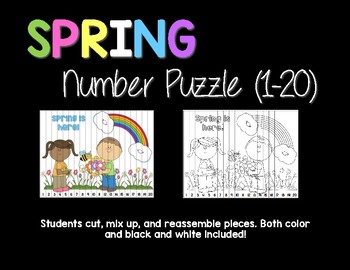 Numbers 1-20 Puzzle – Treasures From Jennifer