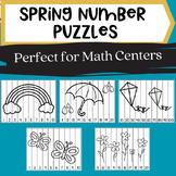 Spring Number Puzzles-Differentiated