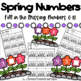Spring Numbers - Fill In the Missing Number 0-10 Center - 