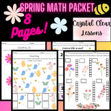 Spring Numbers Math Counting Packet