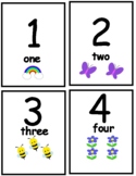 Spring Numeral Counting Cards