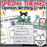 Spring Opinion Writing Craft, April Bulletin Board Activit