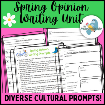 Preview of Spring Opinion Writing Unit-Writing Centers