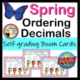 Ordering Decimals Boom Cards Spring Themed Digital Decimal